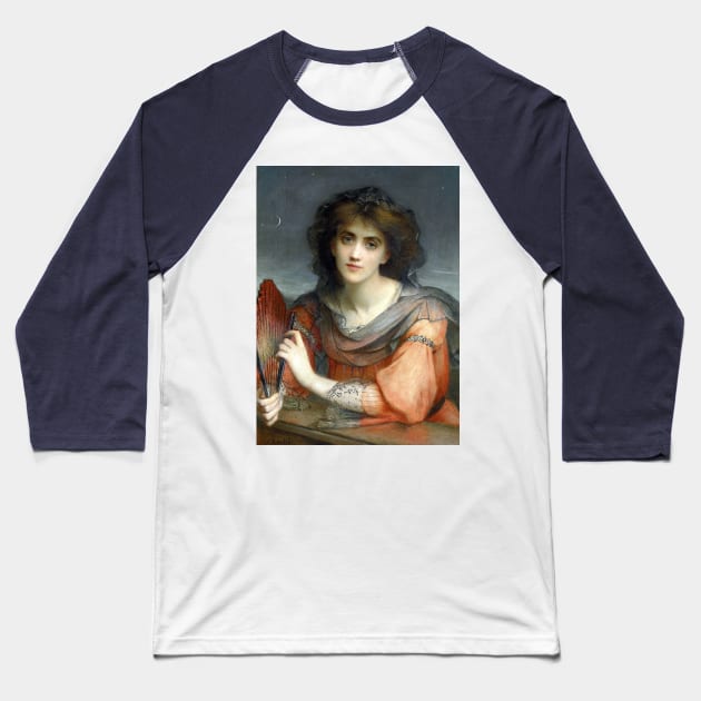 Luna - Charles Edward Halle Baseball T-Shirt by forgottenbeauty